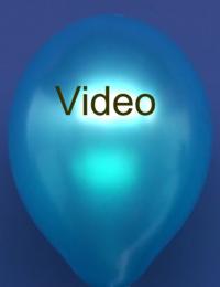 Luftballon Metallic Farbe Blau Video: Luftballon Metallic Blau
