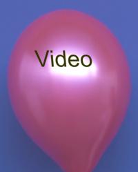 Luftballon Metallic Farbe Rot Video: Luftballon Metallic Rot