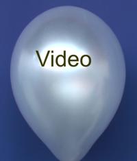 Luftballon Metallic Farbe Silber Video: Luftballon Metallic Silber