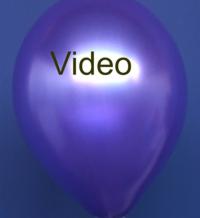 Luftballon Metallic Farbe Violett Video: Luftballon Metallic Violett